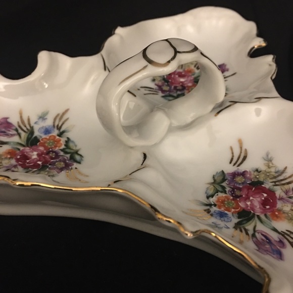 Vintage Thames Candy Dish with Gold Trim - Picture 5 of 5